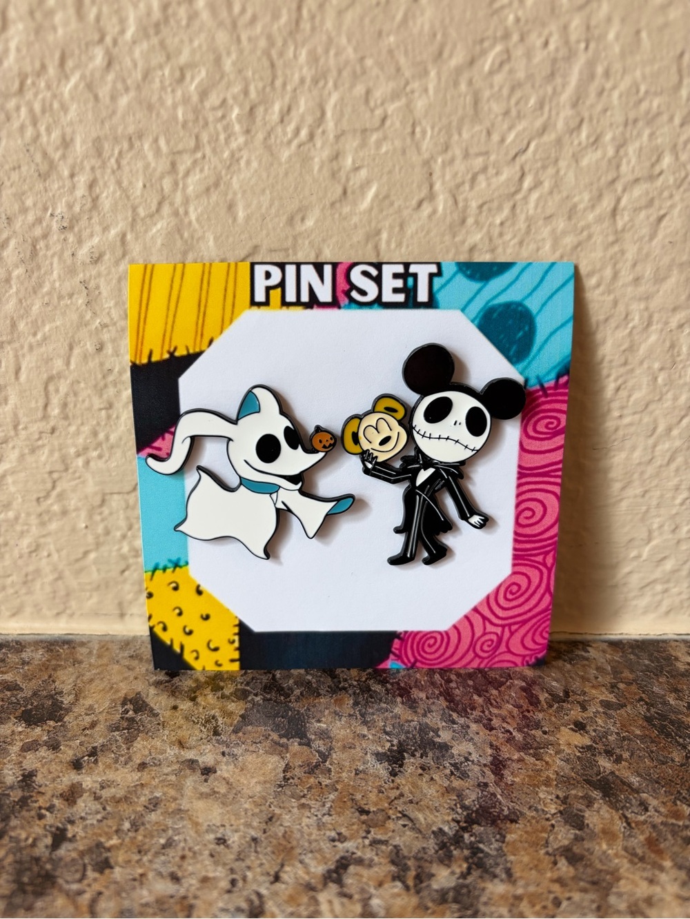 🎃Disney Inspired Zero & Jack Pin Set